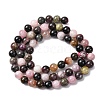 Natural Multicolor Tourmaline Beads Strands G-G446-6mm-03-5