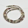 Column Natural Indian Agate Beads Strands G-N0153-29-2