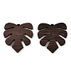 Natural Wenge Wood Pendants WOOD-T023-49A-01-2