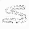 304 Stainless Steel Chain Necklaces STAS-P164-27-2