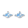 304 Stainless Steel Enamel Charms STAS-M102-22P-03-1