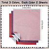 CRASPIRE 6 Sheets 3 Colors Linen Book Covers DIY-CP0010-66-2