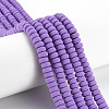 Handmade Polymer Clay Beads Strands CLAY-N008-54-1