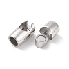 Tarnish Resistant 304 Stainless Steel Magnetic Clasps with Glue-in Ends STAS-G276-31P-3