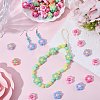 100Pcs Electroplated Opaque Resin Beads RESI-SP0001-59A-4
