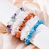 Chips Natural & Synthetic Gemstone Beaded Stretch Bracelets BJEW-JB01826-5