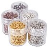 5 Box Iron Round Spacer Beads IFIN-X0001-03-B-WH-3