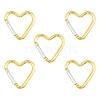 5Pcs Zinc Alloy Spring Gate Rings FIND-YW0010-59J-1