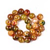 Dyed Natural Agate Beads Strands G-T142-04-2