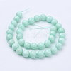 Natural Malaysia Jade Bead Strands G-F488-8mm-22-2