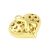 Hollow Brass Pendants for Valentine's Day KK-M289-03X-G-2