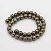 Round Non-magnetic Synthetic Hematite Beads Strands G-D617-2mm-26-2