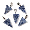 Natural Blue Spot Jasper Pendants G-B127-04P-04-1