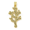 Rack Plating Brass Pave Cubic Zirconia Pendants KK-U029-11G-05-1