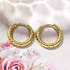 304 Stainless Steel Hoop Earrings for Women EJEW-M068-11C-G-1