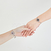 2Pcs 2 Styles 316 Surgical Stainless Steel Rhinestone Diffuser Locket Slider Bracelets BJEW-FI0001-84B-3