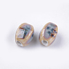 Handmade Porcelain Beads PORC-S498-07F-2