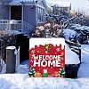 Plastic Yard Signs Display Decorations DIY-WH0248-003-1