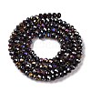 Baking Electroplate Glass Beads Strands LS-DGLA-A039-J2MM-B20-2