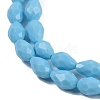 Opaque Solid Color Imitation Jade Beads Strands GLAA-N005-P10mm-D10-3