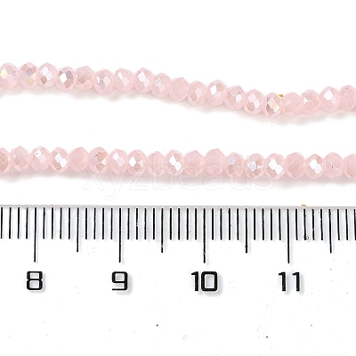 Baking Electroplate Glass Beads Strands X-DGLA-A039-J2MM-B14-1