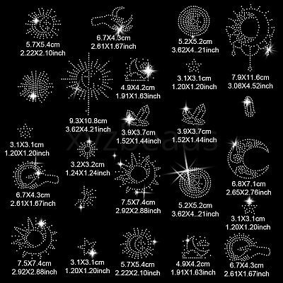 Glass Hotfix Rhinestone DIY-WH0580-82A-1