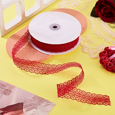 Polyester Lace Ribbon OCOR-TAC0025-008B-1