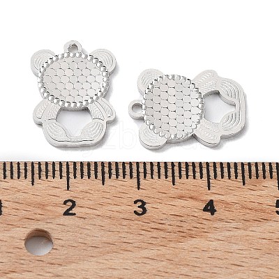 Rhodium Plated 925 Sterling Silver Pendants STER-C003-12P-1
