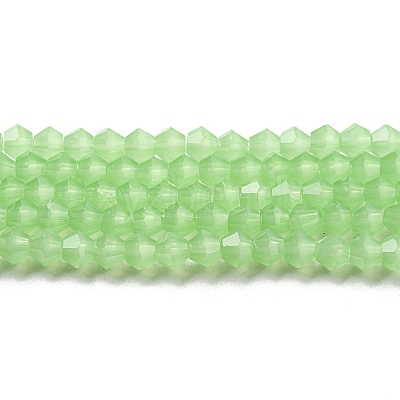 Imitation Jade Glass Beads Strands EGLA-A039-J4mm-D01-1