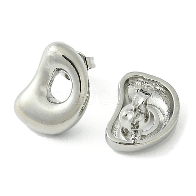 Rack Plating Brass Earrings EJEW-S222-01P-D-1