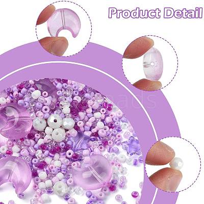 Mixed Styles Glass Beads Strands EGLA-FS0002-63E-1