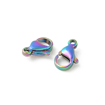 304 Stainless Steel Lobster Claw Clasps STAS-T065-11mm-34RC-1