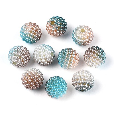 Imitation Pearl Acrylic Beads OACR-T004-15mm-18-1