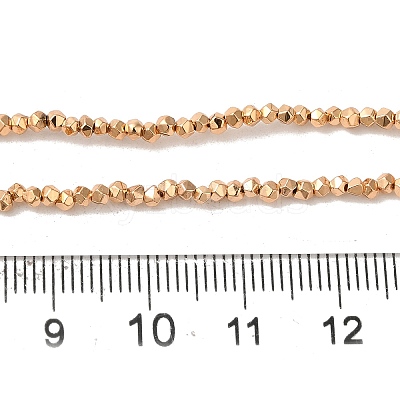 Electroplated Synthetic Non-magnetic Hematite Beads Strands G-I364-O01-LG-1