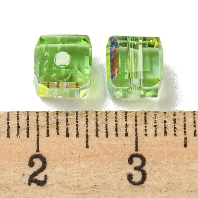 Electroplate Glass Beads EGLA-Z004-04A-03-1