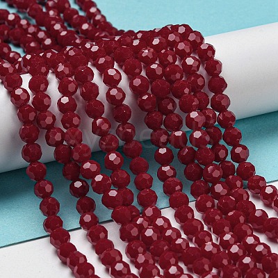 Opaque Glass Beads Stands X-EGLA-A035-P6mm-D16-1