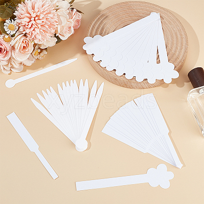 150Pcs 3 Styles Flower Round Perfume Paper Test Strips AJEW-CP0007-83-1