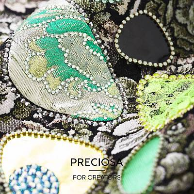 Preciosa® Crystal Hotfix Flatback Stones Y-PRC-HSS16-90310-1