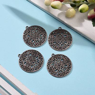 Alloy Pendants PALLOY-ZN33091-R-FF-1