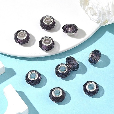 Handmade Glass European Beads GPDL25Y-07-1