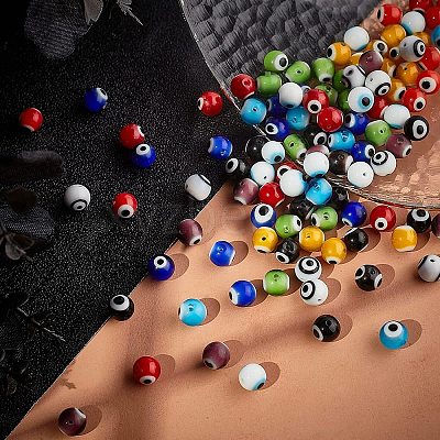 Handmade Lampwork Beads LAMP-PH0002-03-8mm-1