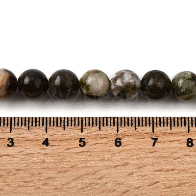 Natural Lepidolite Beads Strands G-F799-B01-9mm-1