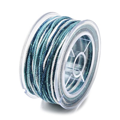 30M Segment Dyed Cotton & Metallic String Threads OCOR-F018-01A-1