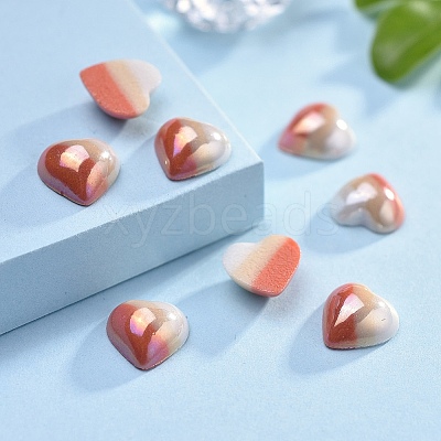 Opaque Glass Cabochons GGLA-S038-08B-10x10-1