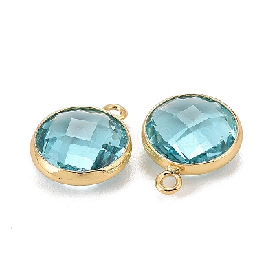Glass Charms KK-C228-02G-09-1