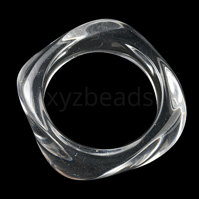 Acrylic Bangle for Women BJEW-M299-01A-1