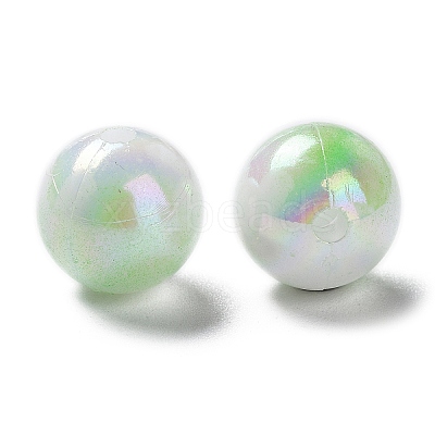 Two Tone Opaque Acrylic Beads LS-SACR-P024-01B-W03-1