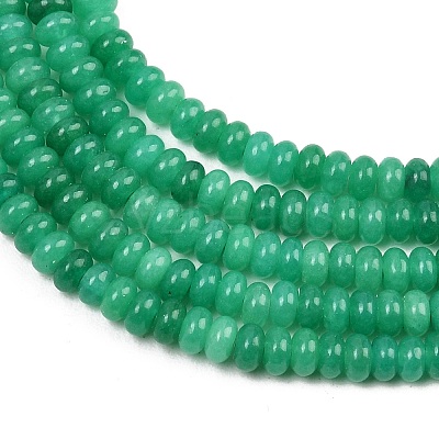 Natural White Jade Beads Strands G-L635-A02-4x2mm-06-1