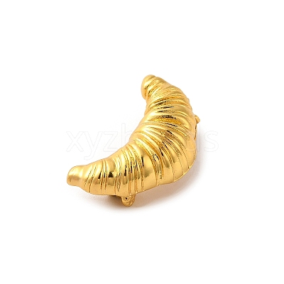Alloy Croissant Brooch Pin JEWB-F019-01G-1