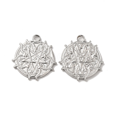 Non-Tarnish 304 Stainless Steel Pendant STAS-H212-25P-1